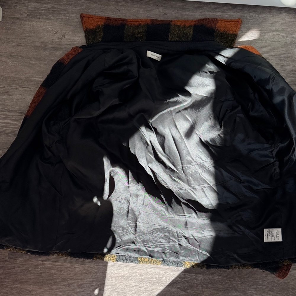 Anine Bing Samone Wool-Blend Trucker Jacket - Picture 11 of 15